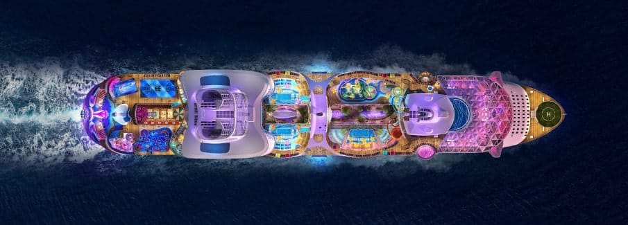 Tobogán Ultimate Abyss en el crucero Utopia of the Seas