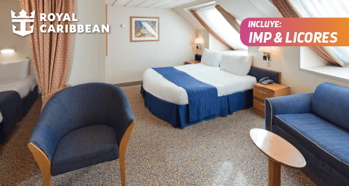 Cruceros Royal Caribbean sin VISA americana incluye bebidas